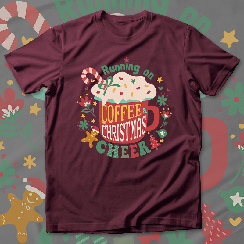 Coffee And Christmas - T-Shirt