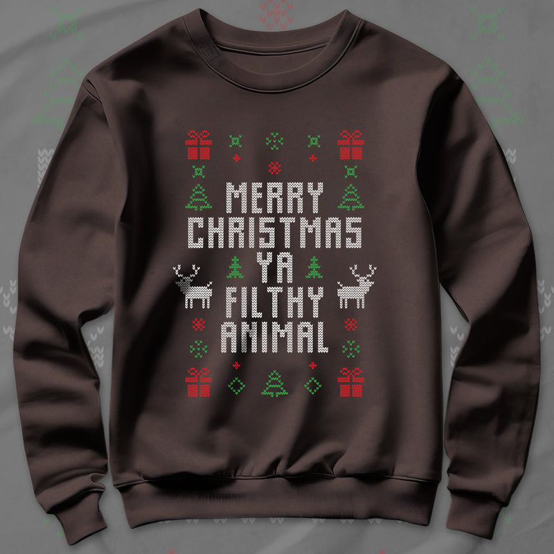 Merry Christmas Ya Filthy Animal - Sweatshirt