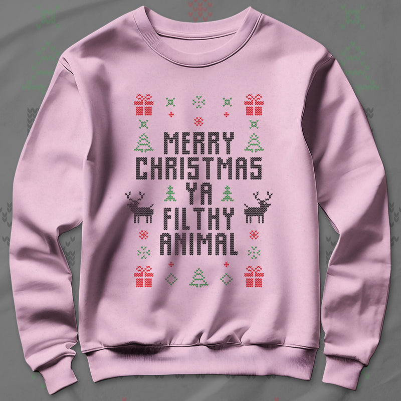 Merry Christmas Ya Filthy Animal - Sweatshirt